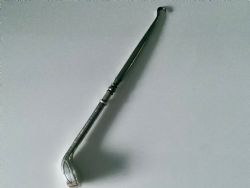 SILVER GOLF CLUB BUTTON HOOK
