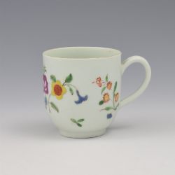 PRETTY LIVERPOOL PORCELAIN COFFEE CUP RICHARD CHAFFERS C1765