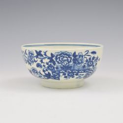 FINE DR WALL FIRST PERIOD WORCESTER LARGE PORCELAIN FENCE PATT SLOP BOWL C1775