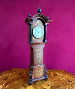 GRANDFATHER CLOCK MINIATURE CIRCA 1920