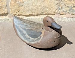 ANTIQUE FOLK ART DECOY DUCK