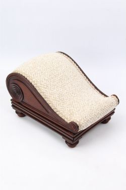 ANTIQUE REGENCY ROSEWOOD FOOTSTOOL ANTIQUE REGENCY ROSEWOOD FOOTSTOOL