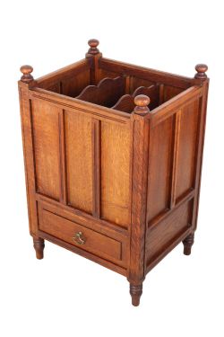 EDWARDIAN OAK CANTERBURY