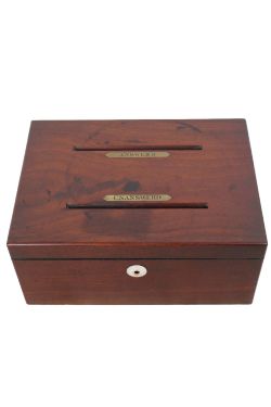 VICTORIAN COUNTRY HOUSE CORRESPONDENCE LETTER BOX