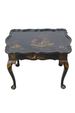 EDWARDIAN CHINOISERIE TRAY TOP COFFEE TABLE