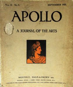 APOLLO VOL II NO 9 SEPTEMBER 1925