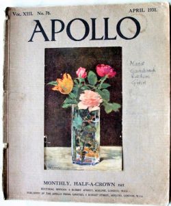 APOLLO VOL XIII NO 76 APRIL 1931