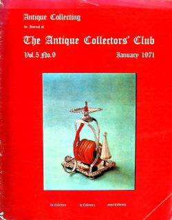 ANTIQUE COLLECTING VOL 5 NO 9 JANUARY 1971