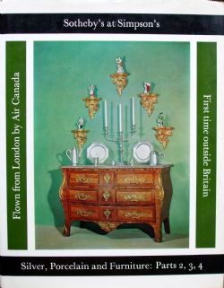 SOTHEBY'S AT SIMPSONS FURNITURE TORONTO 17 19 10 1967