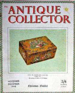 THE ANTIQUE COLLECTOR VOL 19 NO 6 NOVEMBER DECEMBER 1948