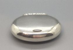 VINTAGE SILVER TOBACCO BOX BIRMINGHAM 1958