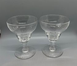 MATCHED PAIR GEORGIAN OGEE RUMMERS C1800