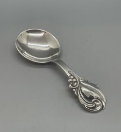 VINTAGE DANISH SILVER CADDY SPOON COPENHAGEN 1949