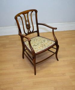 ANTIQUE EDWARDIAN ARMCHAIR