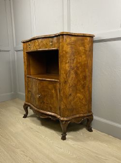 WALNUT SERPENTINE CABINET
