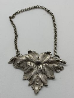 ENGLISH EARLY VICTORIAN SILVER MADEIRA WINE LABEL