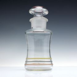 ART DECO GLASS COCKTAIL DECANTER SHAKER C193060