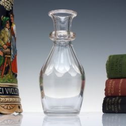 ANTIQUE 19TH CENTURY SCOTTISH MUCKLE GILL GLASS WHISKY MEASURE C1820
