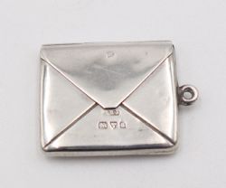 ANTIQUE SILVER STAMP CASE