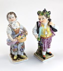 ANTIQUE PORCELAIN FIGURINES OF CHILDREN HELENA WOLFSOHN C 1880