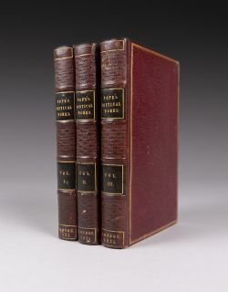 1835 POETICAL WORKS OF ALEXANDER POPE IN THREE VOLUMESBOOKS