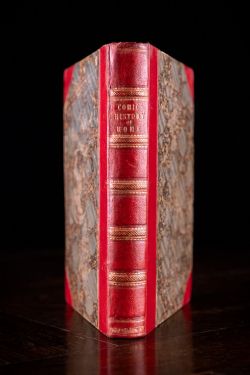 C1851 THE COMIC HISTORY OF ROME BY GILBERT ABBOTT A BECKETT LEATHER BOOK