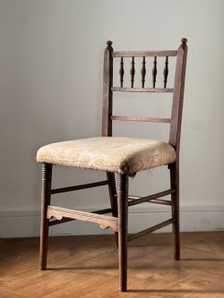 A 19TH CENTURY SUSSEX STYLE SIDE CHAIR C1870'S