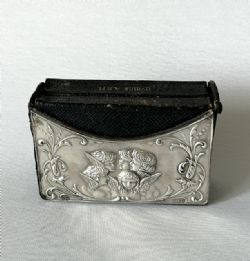 A CHARMING EDWARDIAN SILVER CASEDPARYER HYMN BOOK DUO