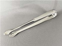 A GORGEOUS PAIR OF BATEMAN FAMILY GEORGIAN SILVER TONGS
