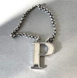 A FINE EARLY VICTORIAN SILVER PORT DECANTER LABEL