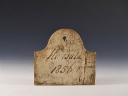 ANTIQUE BIN LABEL MARSALA MID 19TH CENTURY