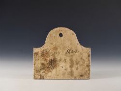 ANTIQUE BIN LABEL SHERRY WHITES MID 19TH CENTURY