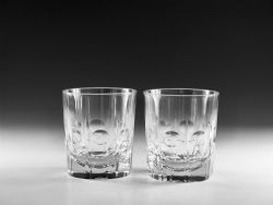 ANTIQUE TUMBLERS PAIR ENGLISH EARLY 20TH CENTURY