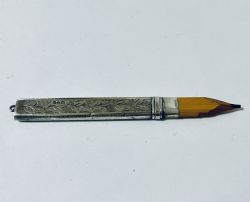 ANTIQUE SILVER PENCIL HOLDER