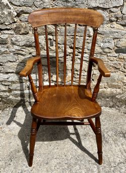 ANTIQUE WINDSOR FARMHOUSE CHAIR