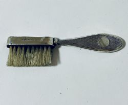 ANTIQUE SILVER MOUSTACHE BRUSH