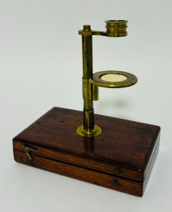 19TH CENTURY BOTANICAL FIELD MICROSCOPE