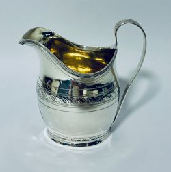 GEORGIAN SILVER CREAM JUG