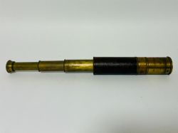 ANTIQUE BRASS 3DRAW POCKET TELESCOPE