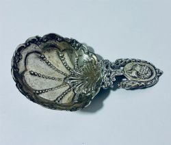 VICTORIAN SILVER CADDY SPOON