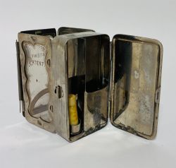 ANTIQUE POCKET TORCH WITH ORIGINAL CANDLE