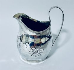 GEORGIAN EXETER SILVER CREAM JUG