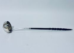 GEORGIAN SILVER TODDY LADLE