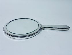 ANTIQUE SILVER HAND MIRROR