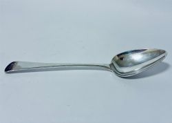 EXETER SILVER GEORGIAN SERVING SPOON