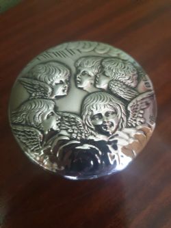 AN EDWARDIAN SILVERTOPPED LADIES DRESSING TABLE POT HALLMARKED BIRMINGHAM 1904