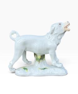 MEISSEN PORCELAIN DOG C 1920
