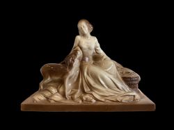 ART DECO FRENCH SCULPTURE BY PIERRE POLBERT