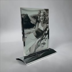 A LARGE ART DECO PHOTO FRAME