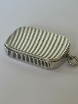 VICTORIAN SILVER GILT NOVELTY TRICK VESTA CASE SAMPSON MORDAN 1889